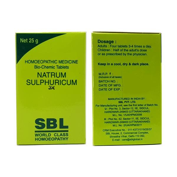 NATRUM SULPHURICM 3x